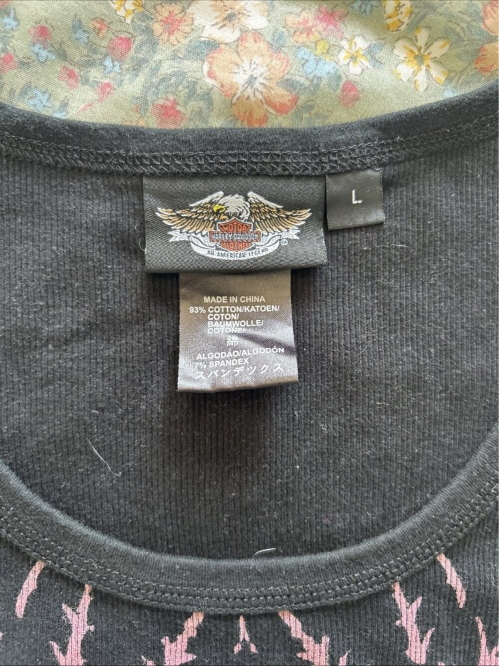 Lot 6 Harley-Davidson Women's Graphic T-Shirts Dealer WV FL  Sz L XL Tank - Picture 3 of 16